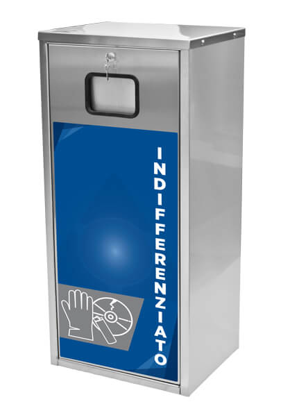 Nerezový odpadkový kôš