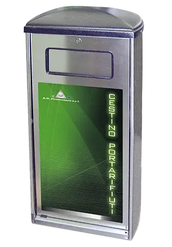 Nerezový odpadkový kôš 480x380x1005