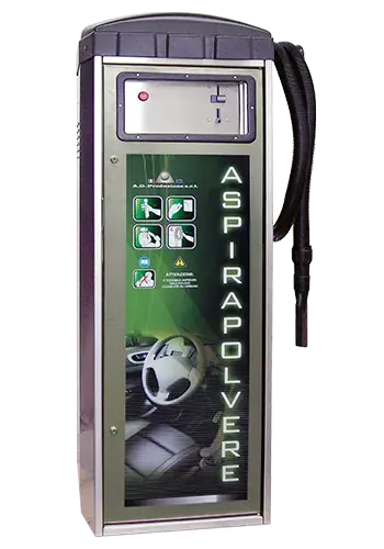 Samoobslužný vysávač so samočistiacim filtrom, 2,2 kW, 400 V, elektronický mincovník