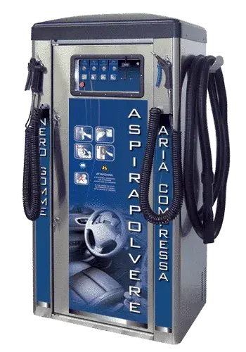 Samoobslužný vysávač 4UPF, 400 V, 2,2 kW, elektronický mincovník – štyri funkcie