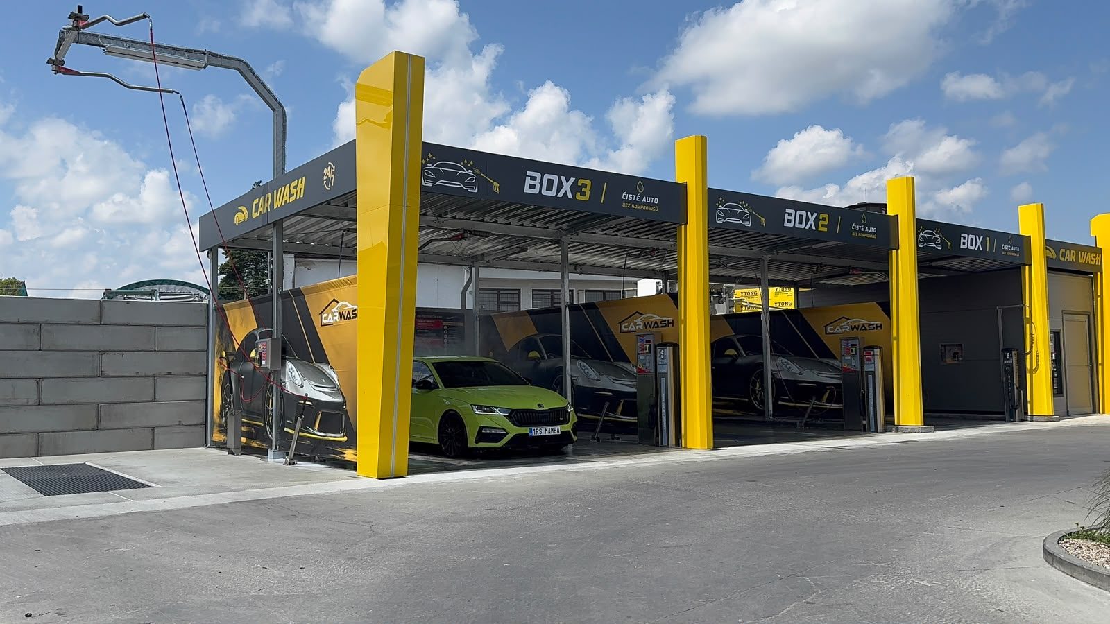 Samoobslužné umývacie centrum CAR WASH Tachov